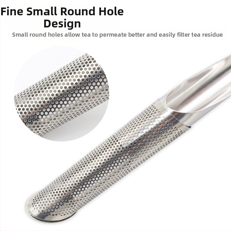 304 Неръждаема стомана, Висяща Чайна Инфузер, Дръжка за Чай, Филтър за Теч на Чай, Чаена Лъжица с Дръжка за Чай, Комплект за Чай