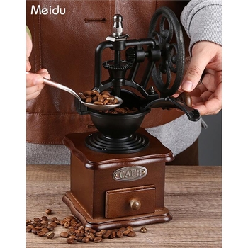 Käsiveski kohviubade veski Käsiveski kohvimasin Kodune retro-oaveski Väike veskiseade
