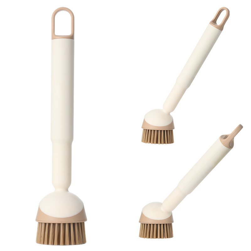 Specialus virtuvės puodų plovimo šepetys, indų plovimo puodų valymo šepetys, virtuvės puodų šepetys, ilga rankena besisukantis valymo šepetys, puodų plovimo artefaktas