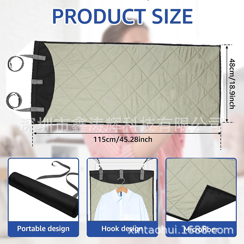 Buitinė lyginimo lenta Lyginimo kilimėlis Durų pakabinamas lyginimo izoliacinis audinys Lyginimo kilimėlis Nešiojamas sutankintas sulankstomas lyginimo kilimėlis Lyginimo lenta