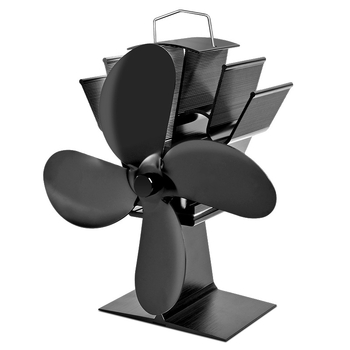 Export határokon átnyúló kéménycső falra szerelhető hőteljesítményű ventilátor 12 lapátos kétfejű kandallóventilátorra szerelt, nagy teljesítményű, forró eladás