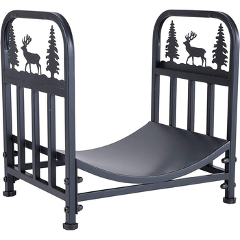 Amazon nagy teherbírású vas tűzifa állvány beltéri és kültéri kandalló tűzifa állvány tűzifa tároló állvány fa tároló állvány