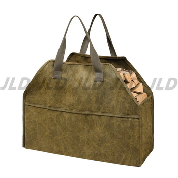 Prekogranična Amazon debela platnena torba za ogrjev, veliki kapacitet, prijenosni komplet za sječu drva, završna obrada, skladištenje