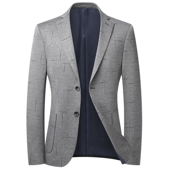 Meeste vabaaja ülikonnapintsak, Korea stiilis, kitsa lõikega, ühes tükis ülikond, kena ja trendikas, ühes tükis, meeste kevad- ja sügisriided