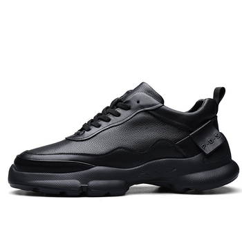 Gyári közvetlen beszerzésű alkalmi férfi cipők őszi új divatos fűzős cipők minden mérkőzéshez lélegző vastag talpú fokozott munkaerőcipő