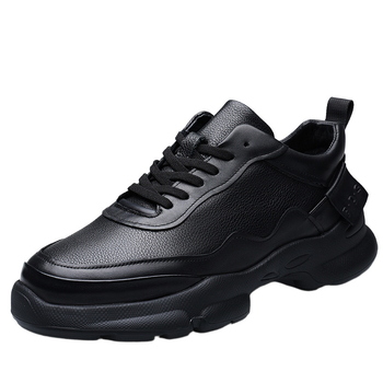 Gyári közvetlen beszerzésű alkalmi férfi cipők őszi új divatos fűzős cipők minden mérkőzéshez lélegző vastag talpú fokozott munkaerőcipő