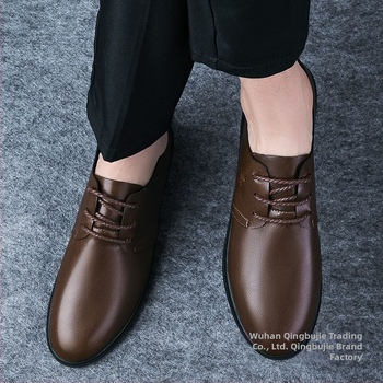 Αυθεντικά ανδρικά δερμάτινα παπούτσια, νέας μόδας, casual παπούτσια οδήγησης από γνήσιο δέρμα με αντιολισθητική μαλακή σόλα, κορεάτικης καταγωγής.