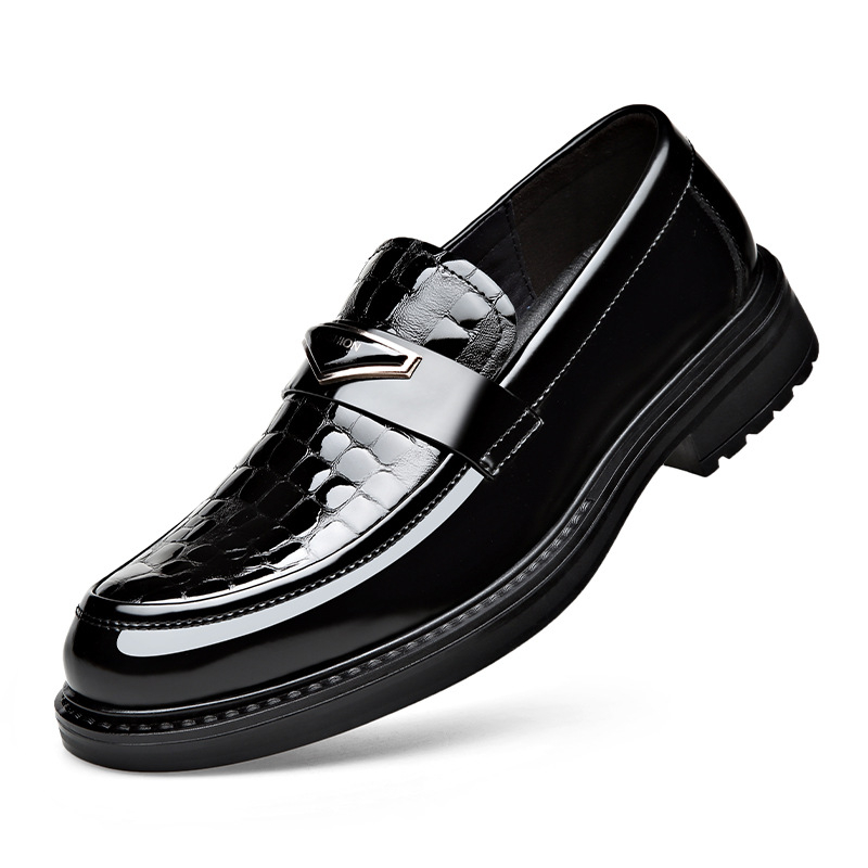 Vyriški mokasinai, oficialūs, britiško stiliaus, vyriški batai, minkštu padu, blizgantys, įsispiriami, vyriški dalykiniai, laisvalaikio, odiniai batai, minkštu padu, neslystantys