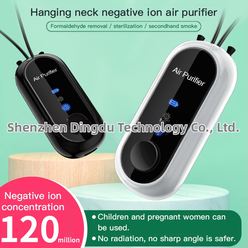 Odstraňovanie formaldehydu Auto Domácnosť Antialergická sterilizácia Export Závesný krk Negatívny iónový čistič vzduchu na odstránenie pasívneho dymu