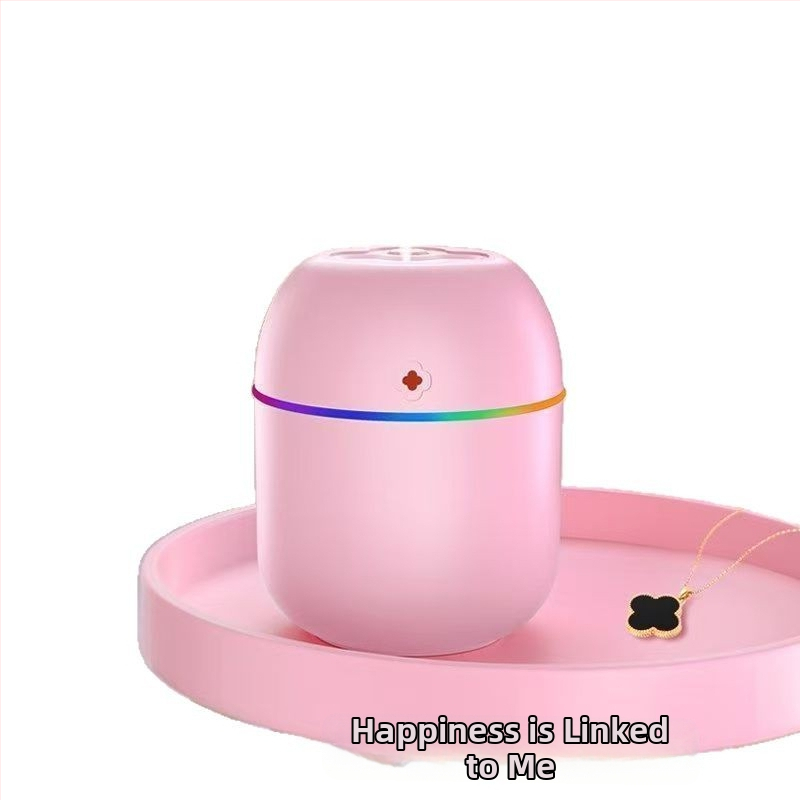 Zvlhčovač vzduchu Malý mini veľký objem hmly Spálňa Narodeninový darček Dámsky zvlhčovač vody s kvapkou vody Aromaterapeutický stroj na použitie pri posteli