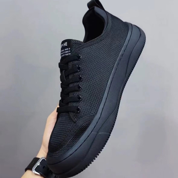 Pantofi bărbătești la modă, cu șireturi, textil, stil european, fără slip, stil de condus, material respirabil, plasă, pentru ținute albe, confortabili, sport, modă