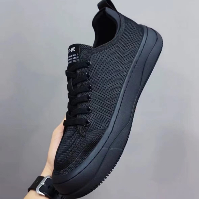 Pantofi bărbătești la modă, cu șireturi, textil, stil european, fără slip, stil de condus, material respirabil, plasă, pentru ținute albe, confortabili, sport, modă