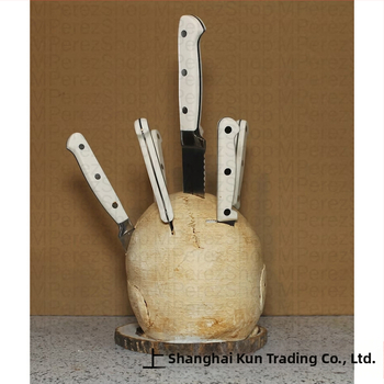 Διασυνοριακά στολίδια ρητίνης για το Halloween με κεφαλές μαχαιριού και πιρουνιού για το σπίτι, δημιουργικά στολίδια κουζίνας για την επιφάνεια εργασίας, ατμόσφαιρα τρόμου για πάρτι