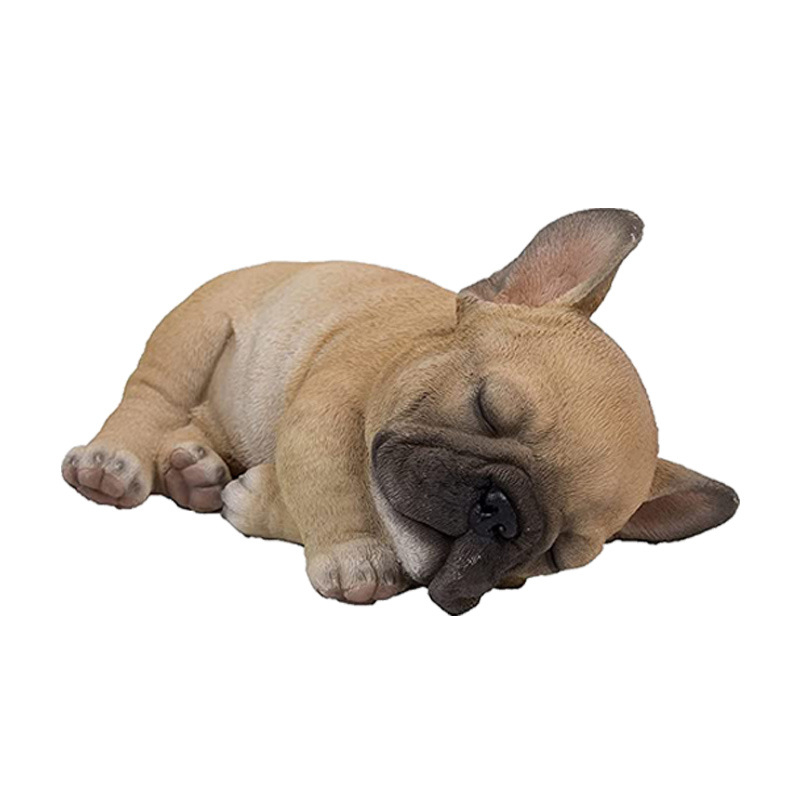 Kreatív kutya gyantadíszek melankólia alvó kutya asztali kert kerti dekoratív gyantadíszek