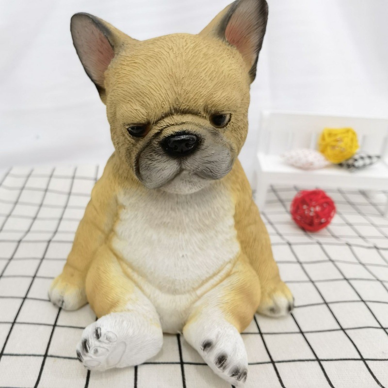 Kreatív kutya gyantadíszek melankólia alvó kutya asztali kert kerti dekoratív gyantadíszek