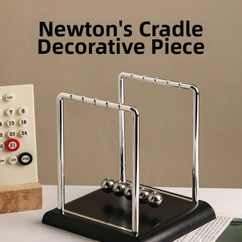 Newtoni pendlikuul, igiliikuriga instrument, magnetiline levitatsioon, väikesed kaunistused, kodune õppetöö, laud, loominguline dekoratiivkäsitöö