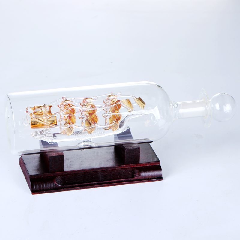 Loominguline käsitöö Purjekas pudel Puidust alusega pudel Purje Koduveinikapp Kaunistused Pulmad Sissekolimise Kingitused