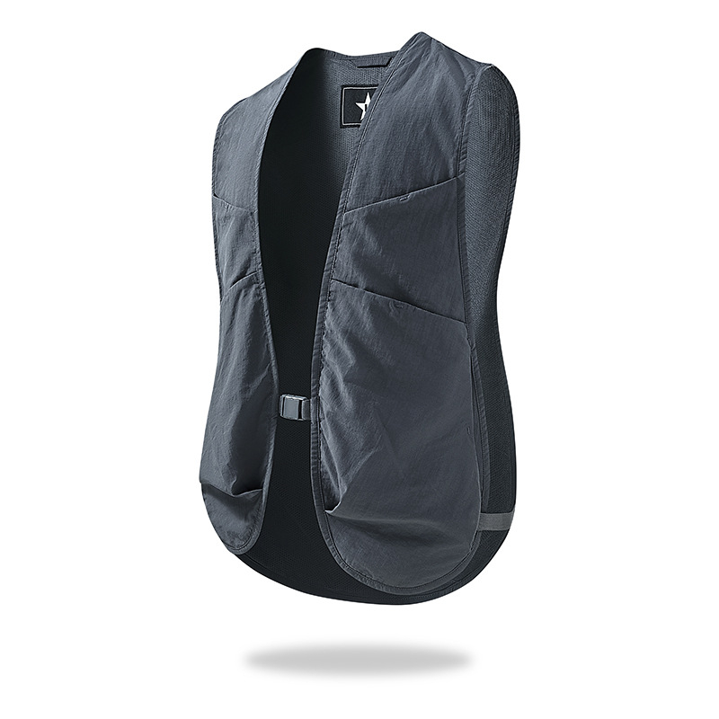 2025 m. vasaros unisex liemenė su keliomis kišenėmis, laisvalaikio sportinė liemenė, žvejybai, fotografijai, tinklinė liemenė, madinga darbo apranga