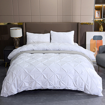 3 vnt./komplektas. Tiekimas per sieną. Europa ir Šiaurės Amerika. 2024 m. Nauja balta, tamsiai žalia, oranžinė, trijų spalvų ąžuolo, smulkiai siuvinėta antklodės užvalkalo užvalkalo užvalkalas.