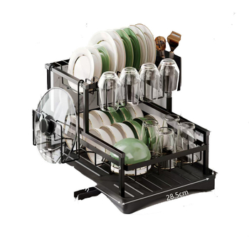 Potikaane hoiuriiul, söögipulkade hoidik, kööginõude valamu kauss, söögipulgad, nõude tööpind, paigaldust pole vaja, drenaažirestiga