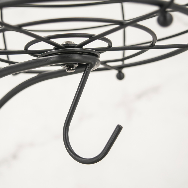 Kreatív kétrétegű gyümölcskosár háztartási banánkampós gyümölcskosár tároló állvány gyümölcstál európai stílusú dohányzóasztal snackek aszalt gyümölcstál