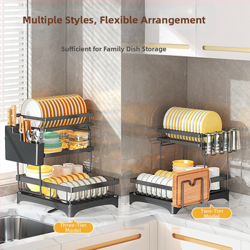 Amazoni eripakkumine: täiustatud suure mahutavusega köögi äravoolukauss ja nõudepesuriiul, kauss ja söögipulgad, nuga ja kahvel, veetass, õhtusöögitaldrikute hoiuriiul, veejuhend