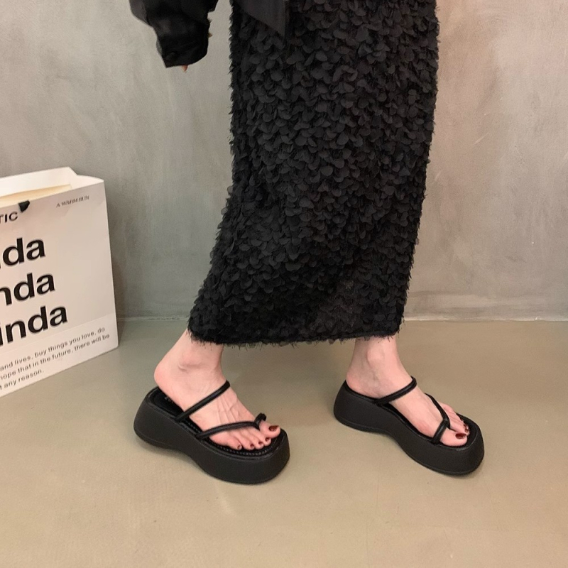 Nišinės storapadės sidabrinės basutės moterims, vasariniai viršutiniai drabužiai su platforminiu padu, prancūziškos basutės