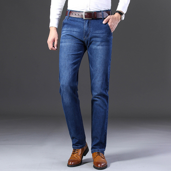 Férfi téli farmer egyenes szárú, laza, hétköznapi 2021-es őszi új koreai stílusú üzleti hosszú nadrág, férfi határokon átnyúló dropshipping