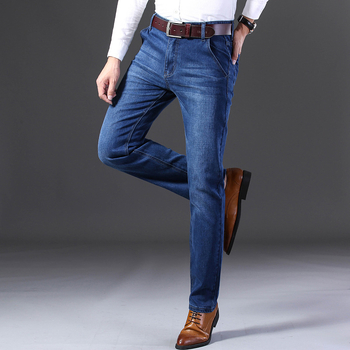 Férfi téli farmer egyenes szárú, laza, hétköznapi 2021-es őszi új koreai stílusú üzleti hosszú nadrág, férfi határokon átnyúló dropshipping