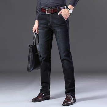 Férfi téli farmer egyenes szárú, laza, hétköznapi 2021-es őszi új koreai stílusú üzleti hosszú nadrág, férfi határokon átnyúló dropshipping