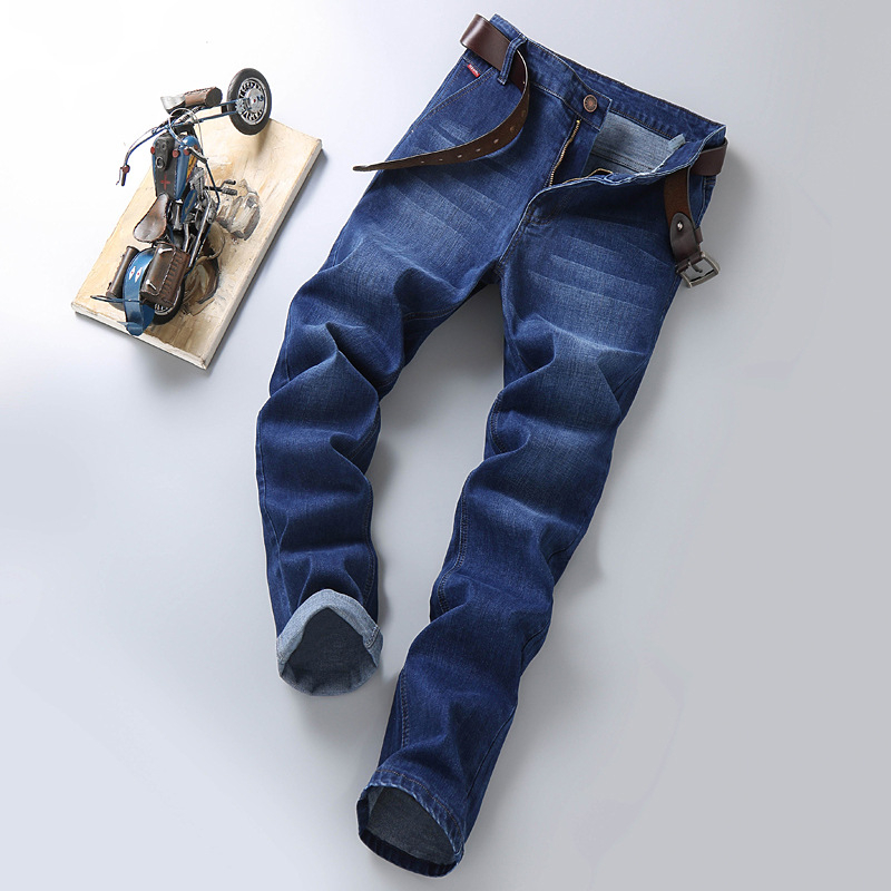 Férfi téli farmer egyenes szárú, laza, hétköznapi 2021-es őszi új koreai stílusú üzleti hosszú nadrág, férfi határokon átnyúló dropshipping