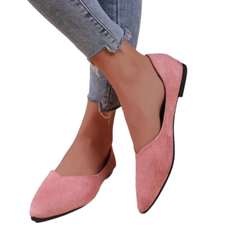 2024 Νέα Στυλ Επίπεδα Παπούτσια Μονής Επίστρωσης Γυναικεία Εξωτερικού Εμπορίου Μεγάλο Μέγεθος Παπούτσια Doug Γυναικεία Μοντέρνα Παπούτσια Γενικής Χρήσης Γυναικεία Παπούτσια με Ρηχό Στόμα για Γυναίκες