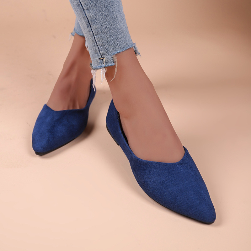 2024 Új Stílusú Lapos Egyrétegű Cipő Női Külkereskedelmi Nagy Méretű Doug Cipő Női Divatos, Minden Méretre Alkalmas, Általános Cipő Női Sekély Szájú Ladyshoes Női