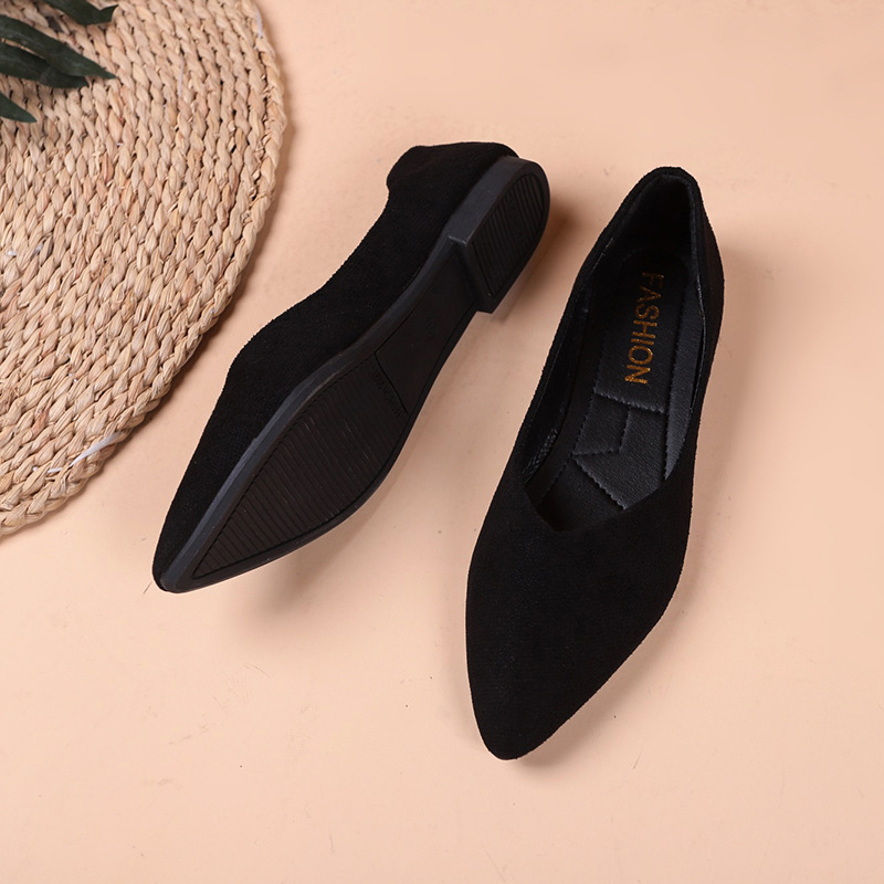 2024 Új Stílusú Lapos Egyrétegű Cipő Női Külkereskedelmi Nagy Méretű Doug Cipő Női Divatos, Minden Méretre Alkalmas, Általános Cipő Női Sekély Szájú Ladyshoes Női