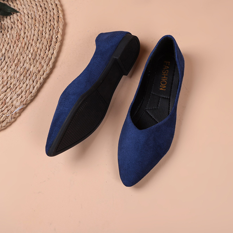 2024 Új Stílusú Lapos Egyrétegű Cipő Női Külkereskedelmi Nagy Méretű Doug Cipő Női Divatos, Minden Méretre Alkalmas, Általános Cipő Női Sekély Szájú Ladyshoes Női