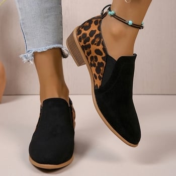 Határokon átnyúló, nagy méretű, rövid csizma nőknek 2025 őszi és téli új európai és amerikai export velúr, bebújós, vastag sarkú Martin csizma nőknek