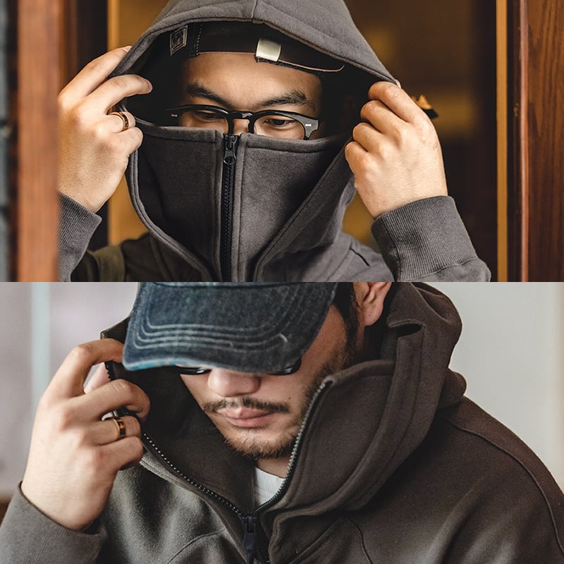Madden Tooling američki stil teški Balak Lafa džemper maska hoodie s patentnim zatvaračem High Street funkcionalna jakna za muškarce jesen