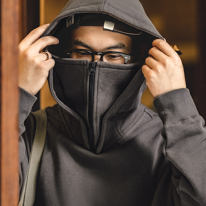 Madden Tooling američki stil teški Balak Lafa džemper maska hoodie s patentnim zatvaračem High Street funkcionalna jakna za muškarce jesen