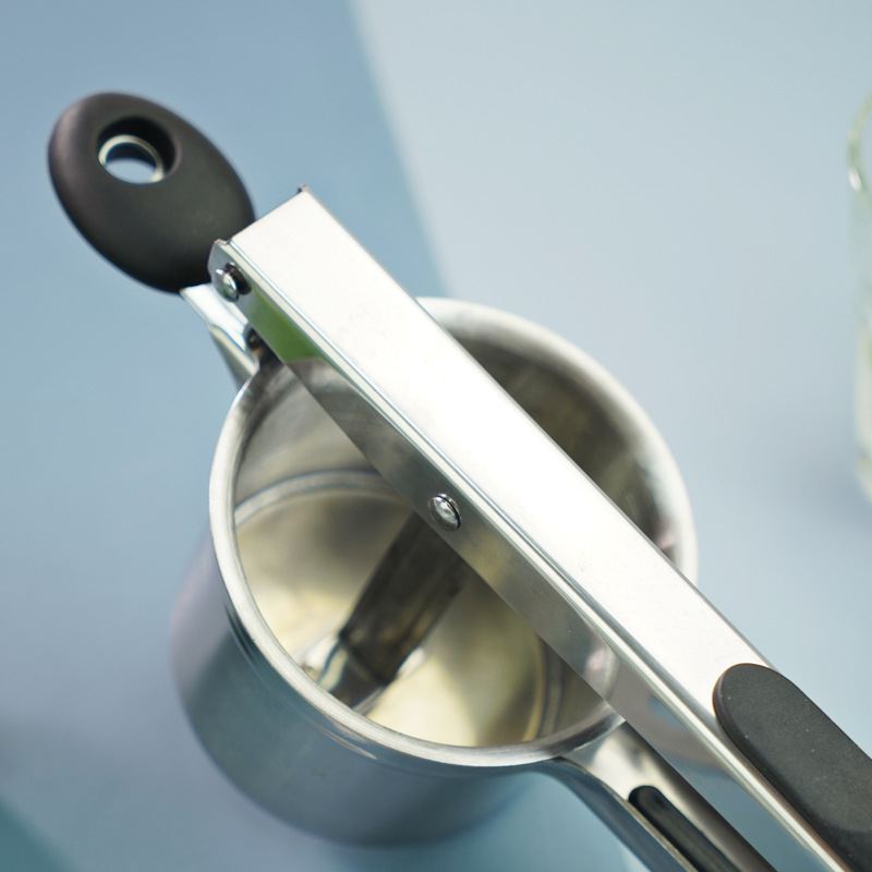 Manuaalne mahlapress roostevabast terasest kartulipurustipüreendaja paksendatud kartulipress puuviljamahlapress