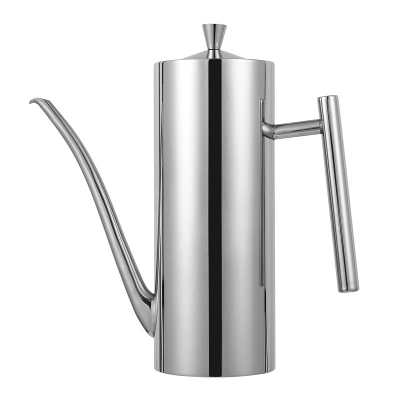 304 nerūdijančio plieno aliejaus puodas virtuvinis aliejaus puodas konservuoto aliejaus butelis virtuvėje, buitinis nepralaidus aliejaus puodas, europietiško stiliaus aliejaus puodas, acto aliejaus butelis