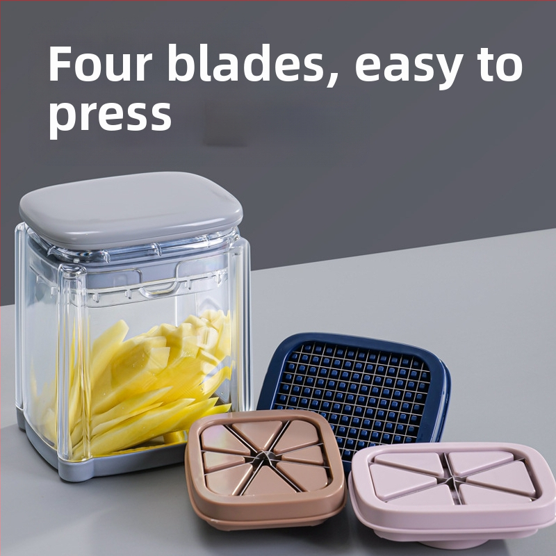 [Строго подбран] Специален нож за пържени картофи, резачка за моркови, многофункционален нож за зеленчуци, разделител за домати и ябълки