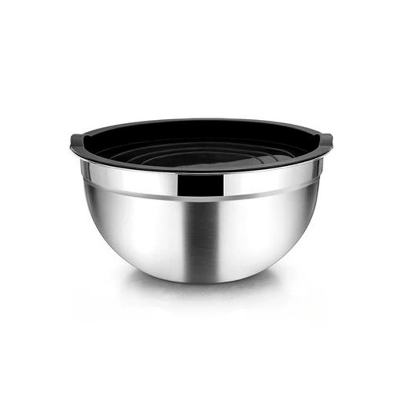 Nerūdijančio plieno kiaušinių dubuo, mišrus Salah dubuo su dangčiu ir dubeniu, virtuvės kepimo dubuo, daugiafunkcis vaisių dubuo