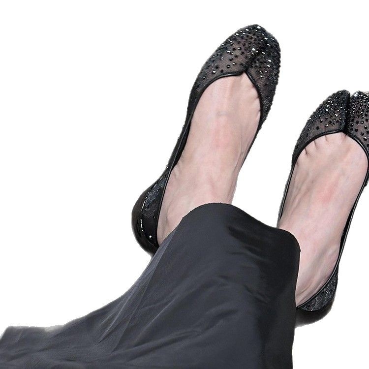 Gao Ding 2025 új CL piros cipő M6-os illesztésű Margiela tabi alsóorrú cipő piros kis bőr cipő juh- és disznóláb cipő