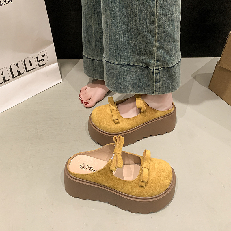 Storapadžiai „Birkenan“ moteriški batai, 2025 m. pavasario ir vasaros nauji universalūs lankeliai su paaukštintomis mažomis basutėmis moterims.