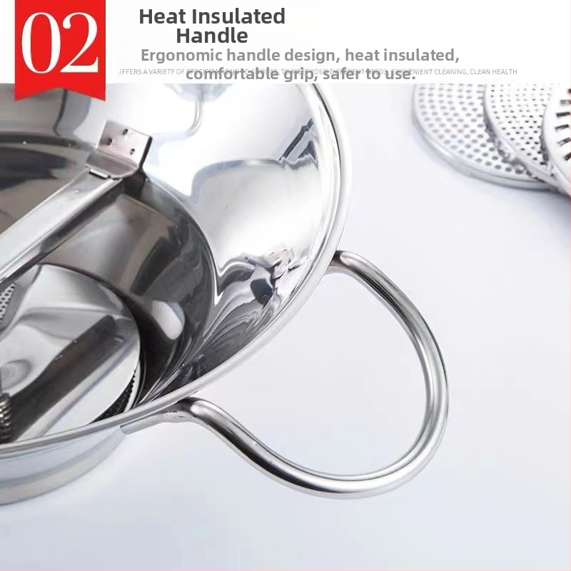 Многофункционална ренде за зеленчуци от неръждаема стомана, корейска и японска кухня, смилане и пресоване на картофи, храна за мелничка