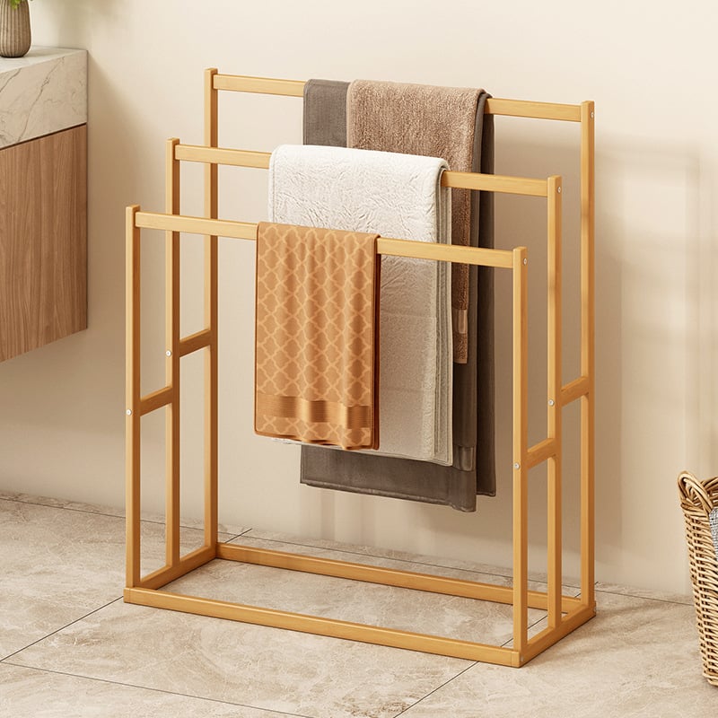 Rankšluosčių kabykla vonios kambariui, tualetui, bambukinei kelnių kabyklai, pakabinama lentynėlė, laikymo lentynėlė, vonios rankšluosčiai, nuimami, pastatomi ant grindų, paprasti