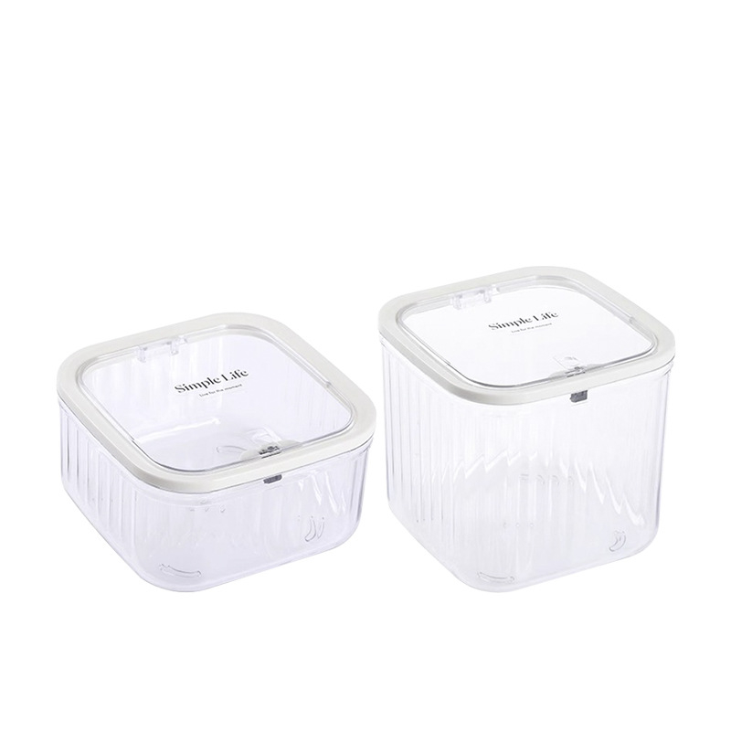 Artefact de depozitare a perlelor detergentului de rufe, cutie de depozitare a prafului de rufe, găleată, borcan, cutie specială de depozitare cu etanșare a perlelor pentru mașina de spălat vase, tip presare