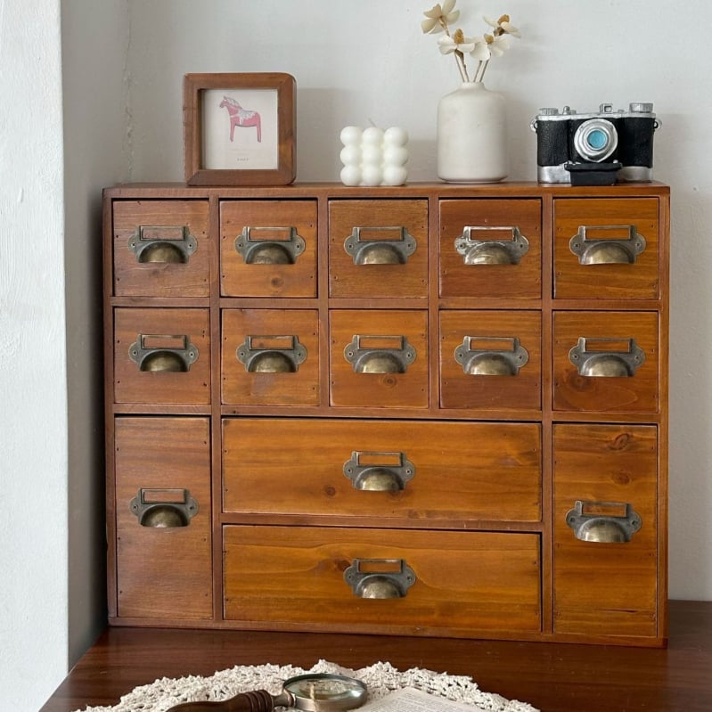 Puidust sissepääsuga lauaarvuti sahtlitüüpi koduvõtmete hoiustamine kodu elutoa kaunistused väike hiina meditsiinikapp tolmukindel kapp