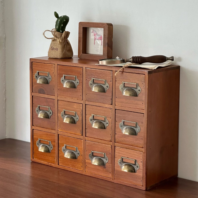 Puidust sissepääsuga lauaarvuti sahtlitüüpi koduvõtmete hoiustamine kodu elutoa kaunistused väike hiina meditsiinikapp tolmukindel kapp