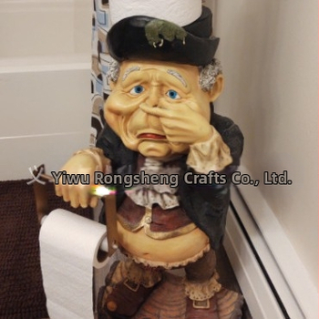 2021 Ανεξάρτητος Σταθμός Νέο Προϊόν Στολίδια Ρητίνης Κήπου Ρολό Χαρτί Γιαγιά Μικρά Στολίδια Άγαλμα Αυλή Διακοσμήσεις Εργοστάσιο